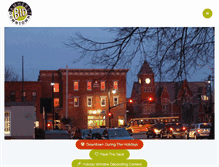 Tablet Screenshot of amherstdowntown.com